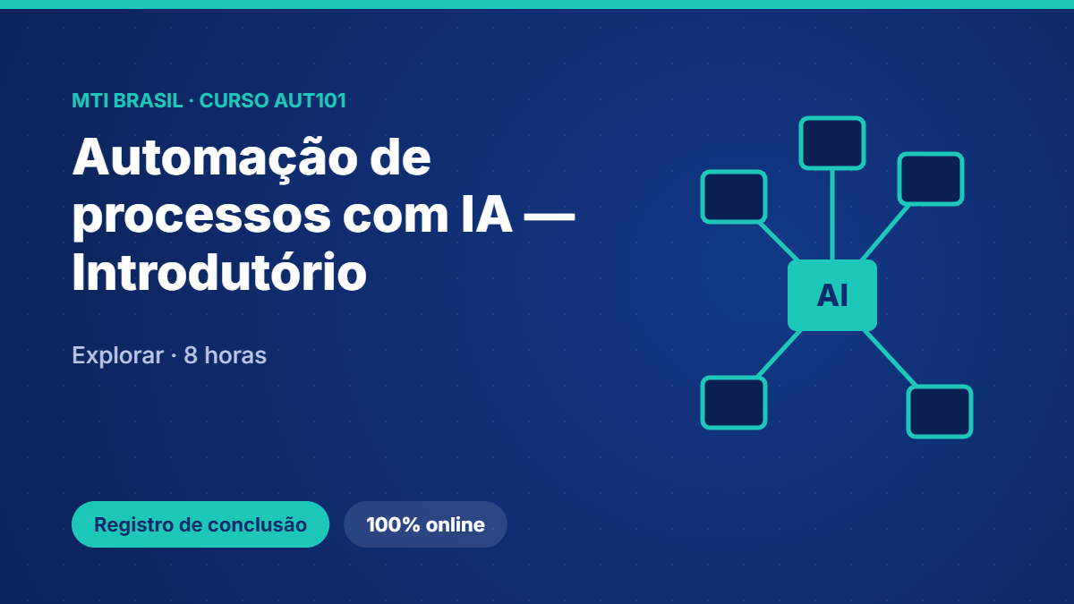 AUT101 · Automação de processos com IA — Introdutório