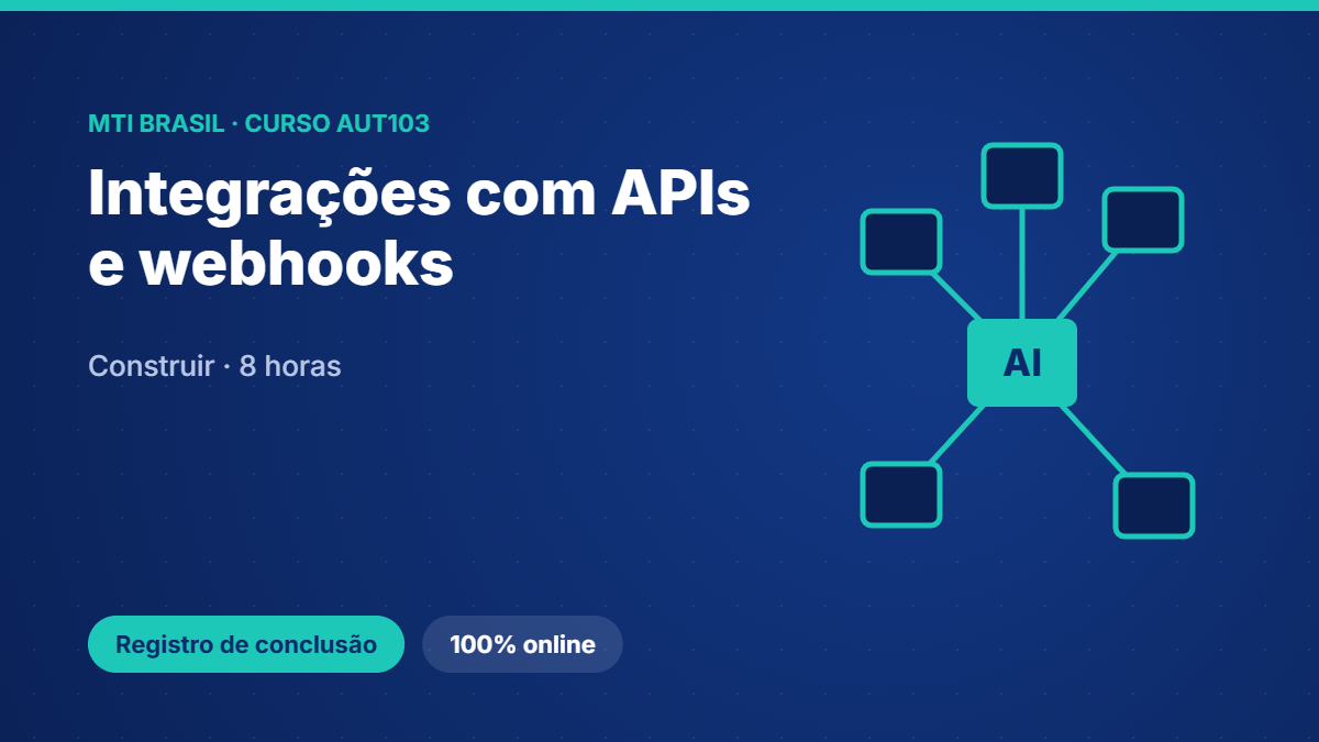 AUT103 · Integrações com APIs e webhooks