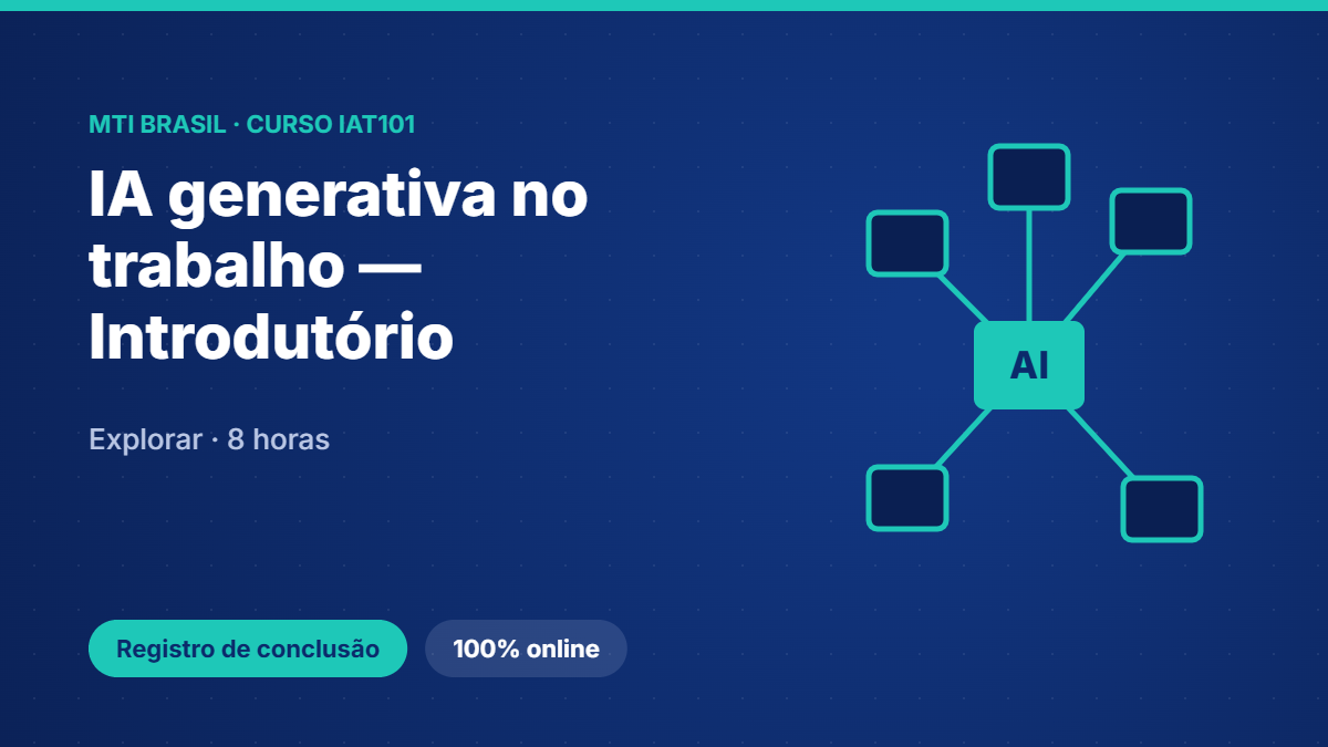 IAT101 · IA generativa no trabalho — Introdutório