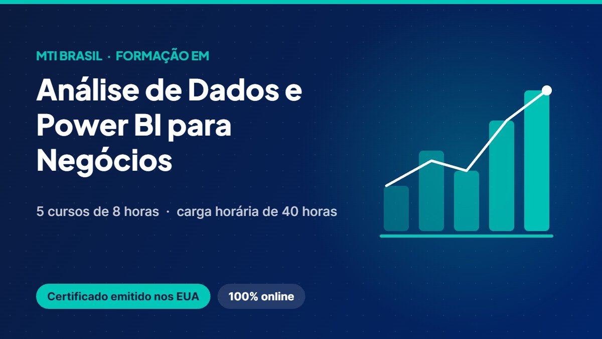 Formação em Análise de Dados e Power BI para Negócios