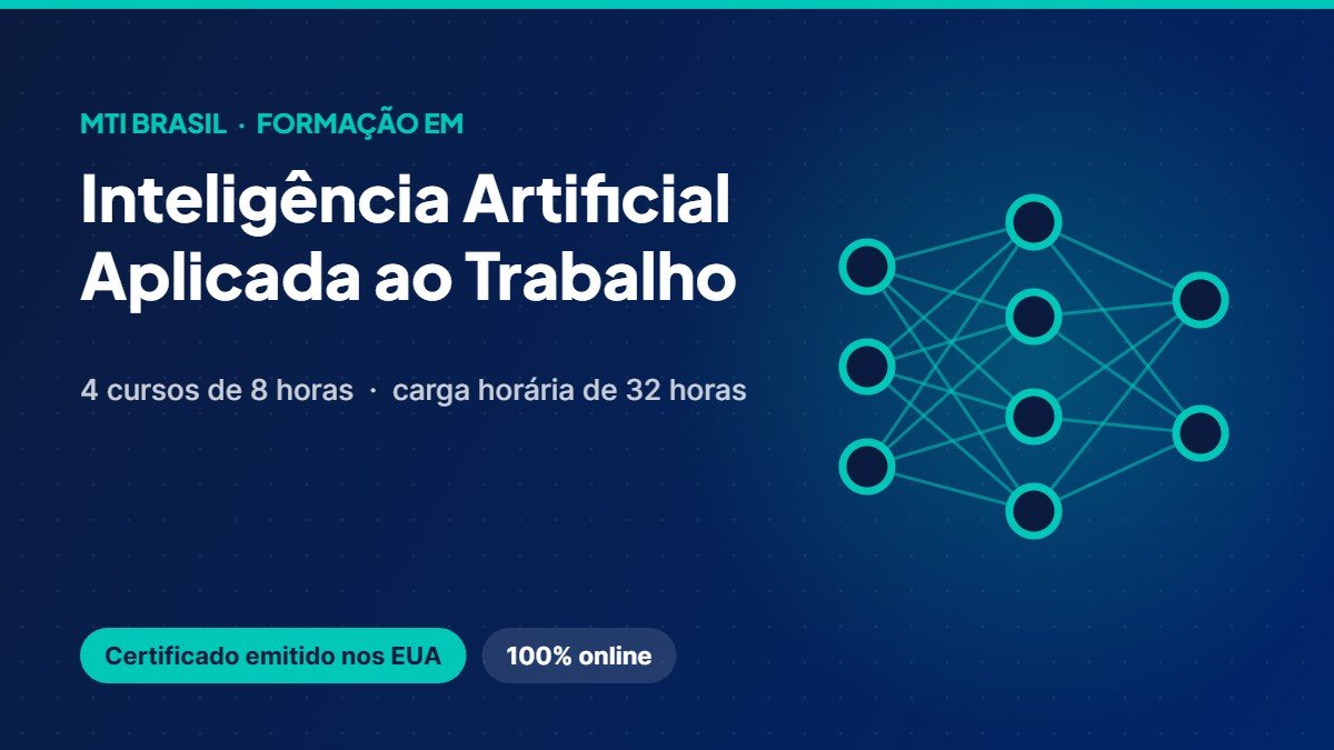 Formação em Inteligência Artificial Aplicada ao Trabalho